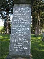 Dillon, John, Maria Agnes, Joseph Thomas